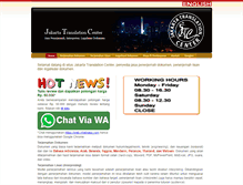 Tablet Screenshot of jtc-indonesia.com